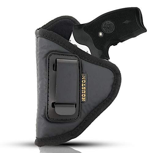 IWB Revolver Holster by Houston - ECO Leather Concealed Carry Soft Material | Suede Interior for Protection | Fits Any 38 J Frames- S and W- Charter Arms- Rossi 38- Taurus-BG-LCR -Left- -CHP-60-LH- IWB Revolver Holster by Houston - ECO Leather Concealed Carry Soft Material | Suede Interior for Protection | Fits Any 38 J Frames- S and W- Charter Arms- Rossi 38- Taurus-BG-LCR -Left- -CHP-60-LH-