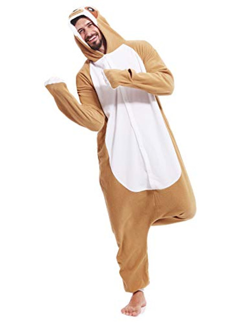 Sloth Adult Onesies Pajamas Cosplay Unsiex Animal Homewear Sleepwear Jumpsuit Costume Sloth Adult Onesies Pajamas Cosplay Unsiex Animal Homewear Sleepwear Jumpsuit Costume