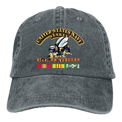 SLISL EIEI Navy Seabee Vietnam Veteran Adjustable Baseball Caps Denim Hats Cowboy Sport Outdoor SLISL EIEI Navy Seabee Vietnam Veteran Adjustable Baseball Caps Denim Hats Cowboy Sport Outdoor