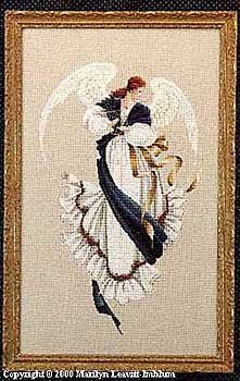 Angel of Hope Cross Stitch Chart and Free Embellishment