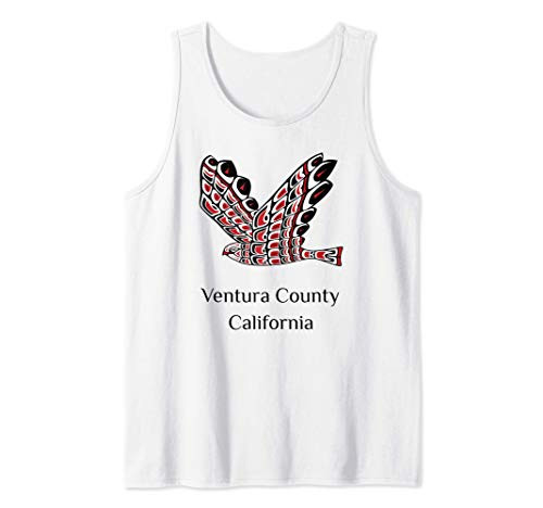 Ventura County California Red Tail Hawk Native American Tank Top Ventura County California Red Tail Hawk Native American Tank Top