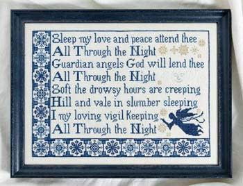 All Through The Night Cross Stitch Chart