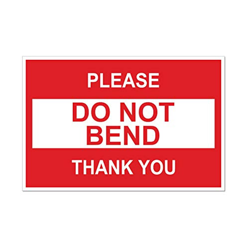OfficeSmartLabels 2inch x 3inch - Do Not Bend Stickers - Do Not Bend Labels -1200 Labels-