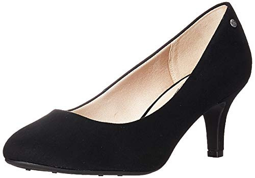 LifeStride Women's Parigi Pump- Black Micro Suede- 10 Narrow