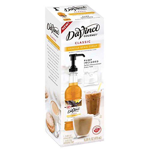 DaVinci Gourmet Classic Vanilla Bean, Vanilla Bean, 15.89 Fluid Ounce