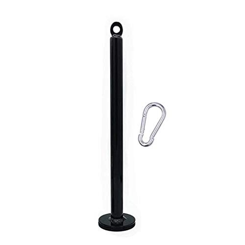Fitness LAT and Lift Pulley System with Loading Pin Tricep Strap Bar Cable Rope Machine Accessories for Gym Home Workout Forearm Muscle Strength Training
