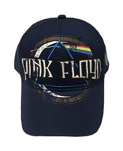 Pink Floyd - Dark Side of the Moon - Distressed Navy Baseball Cap