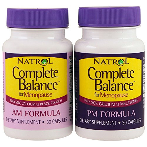 Complete Balance for Menopause with Soy- Calcium Black Cohosh AM/PM Formula -60 Capsules- Complete Balance for Menopause with Soy- Calcium Black Cohosh AM/PM Formula -60 Capsules-