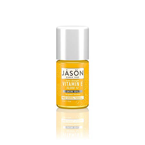 JASON Vitamin E 32-000 IU Extra Strength Skin Oil- Targeted Solution- 1.1 Ounce Bottle -Pack of 2-