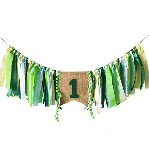 Jungle Theme Baby First Birthday Party Highchair Banner Boy Girl High Chair Bunting Garland Decoration Jungle Theme Baby First Birthday Party Highchair Banner Boy Girl High Chair Bunting Garland Decoration