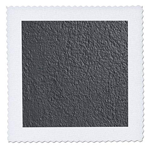 3dRose Image of Dark Gray Painted Stucco Wall In Closeup - Quilt Squares -qs_327307_4- 3dRose Image of Dark Gray Painted Stucco Wall In Closeup - Quilt Squares -qs_327307_4-