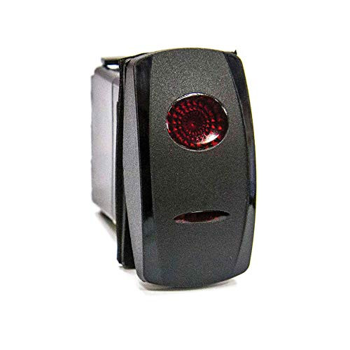 Sierra International RK19320 Illuminated Contra V Rocker Switch - ON-Off-ON SPST