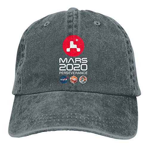 NASA Perseverance Rover Mars 2020 Unisex Baseball Cap Adjustable Comfortable Cap Vitage Hat-Deep Heather