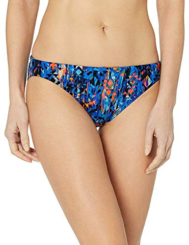TYR Anzan Lula Bikini Bottom- Blue/Coral- X-Small