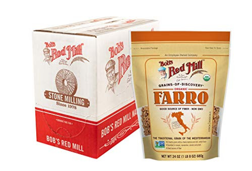 Bob's Red Mill- Bobs Mill Organic Farro Grain 24 Oz- -Pack of 4-