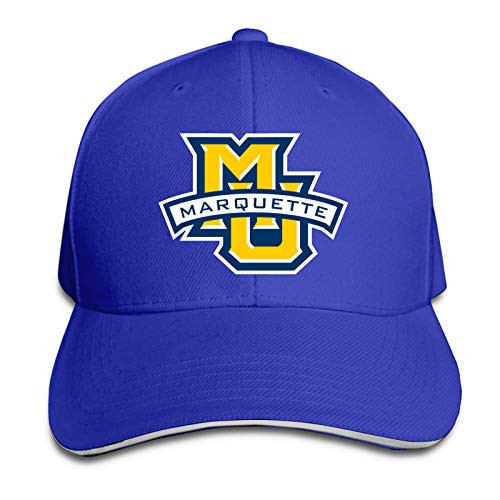 JIAXINGO Marquette University Unisex Adjustable Baseball Cap Fashion Casquette Hat Breathable Trucker Cap Blue