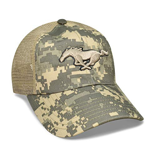 Checkered Flag Camo Mesh Baseball Cap for Ford Mustang