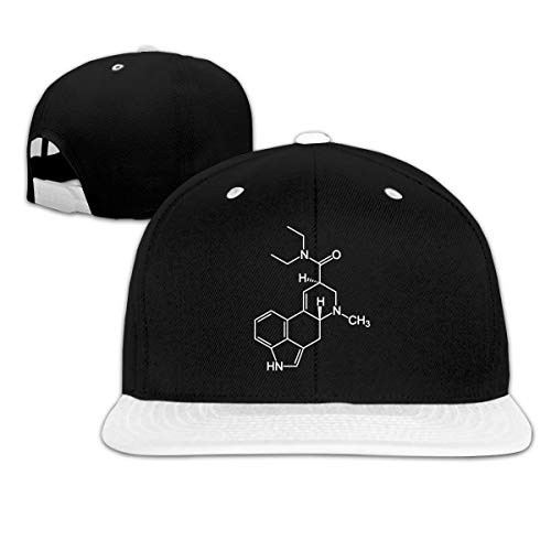 Snapback Hat Molecule LSD Flat Bill Hip Hop Baseball Cap White Snapback Hat Molecule LSD Flat Bill Hip Hop Baseball Cap White
