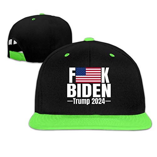 RIVNGJDE Fuck Biden Trump 2024 Baseball Cap Flat Bill Adjustable Snapback Hats for Boys Grils Hip Hop Trucker Hat RIVNGJDE Fuck Biden Trump 2024 Baseball Cap Flat Bill Adjustable Snapback Hats for Boys Grils Hip Hop Trucker Hat