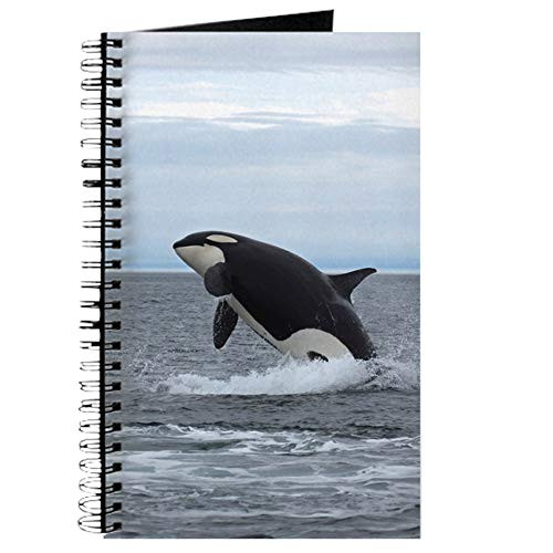 CafePress Journal Whale -Orca- Spiral Bound Journal Notebook- Personal Diary- Lined
