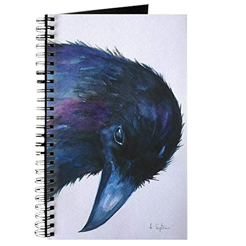 CafePress Curious Crow Spiral Bound Journal Notebook- Personal Diary- Task Journal