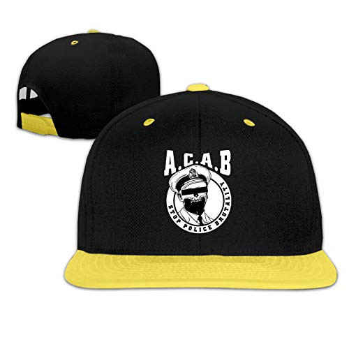 RIVNGJDE ACAB Stop Police Brutality Baseball Cap Flat Bill Adjustable Snapback Hats for Boys Grils Hip Hop Trucker Hat RIVNGJDE ACAB Stop Police Brutality Baseball Cap Flat Bill Adjustable Snapback Hats for Boys Grils Hip Hop Trucker Hat