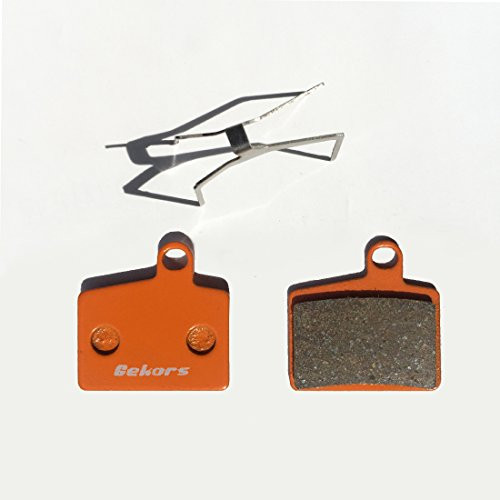 Gekors Ceramic Bicycle Disc Brake Pads for Hayes Dyno/Radar/RYDE, 1 Pair with a Spring