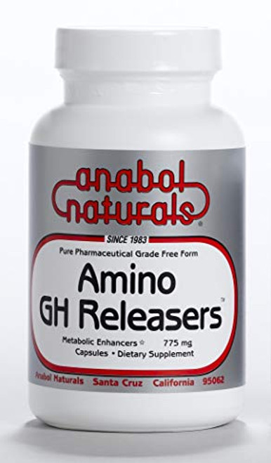 Amino GHReleaser Pre-Workout Amino Acid Supplement  Metabolic Enhancer with L-Glutamine and L-Arginine Boosts Metabolism for Lean Muscle Growth and Workout Recovery -120 Caps-