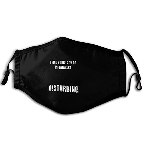 I Find You Lack of Mask Disturbing3 Men Woman Face Mask Anti Dust Face Mask Balaclava Black