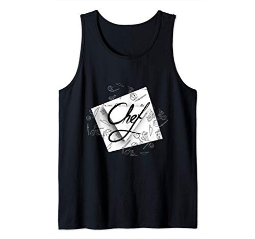 Great Funny Chef Gift Idea cooking foodie kitchen Tank Top