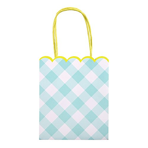 Meri Meri Blue Gingham Party Bags