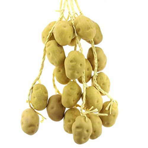 Gresorth Fake Vegetable Bunch Artificial Potato Decoration for Home Kitchen Shop Party Show Food Display