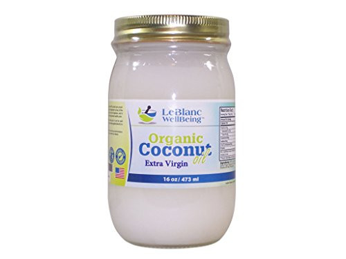 EXTRA VIRGIN ORGANIC COCONUT OIL, Cold Pressed Raw Coconut, Retains Its Natural Flavor and Aroma. Use for Frying, Baking