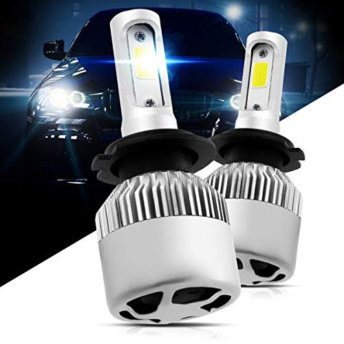 H7 LED Headlight Bulb 6000K Jestar Headlight Bulb 36W 6500K 8000Lumens Cool White COB Chip LED CREE Car Fog Driving Light High Low Beam All-in-one LED Conversion Kit Waterproof