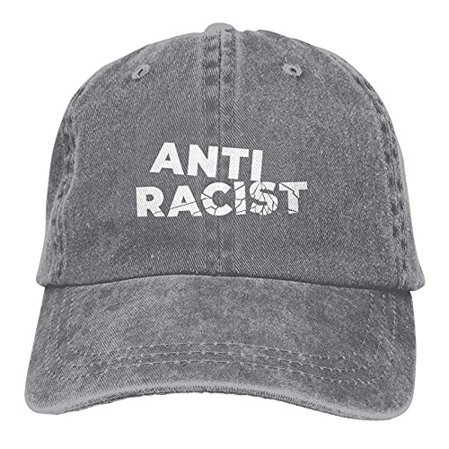 QNCNWI Anti-Racist Hat Cancel Racism Baseball Cap Fight Racism Adjustable Trucker Dad Hat Gray