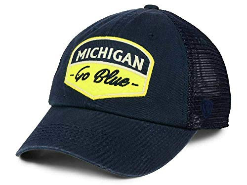 Michigan Wolverines Top The World NCAA Society Adjustable Cap Hat 957734 OS Blue