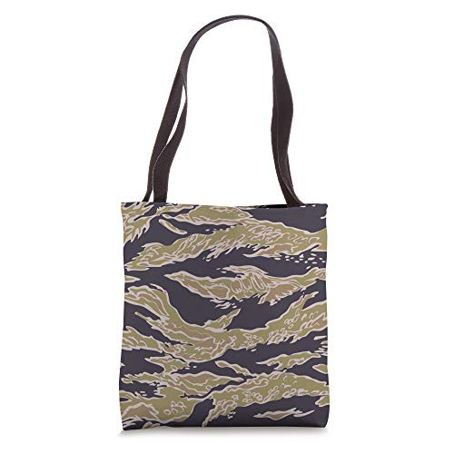 US Army Tiger Stripe Camo Vietnam Special Forces Camouflage Tote Bag