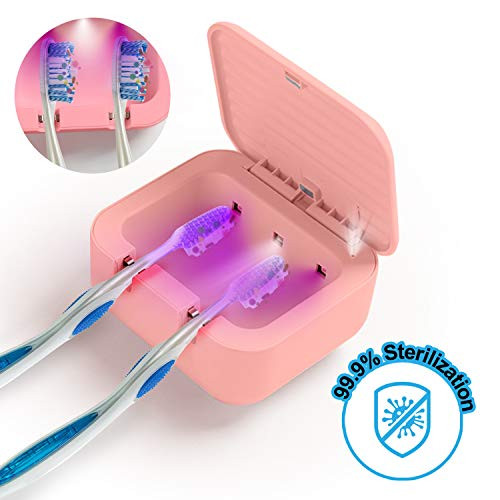 TAISHAN UV Sanitizer Toothbrush Case?Rechargeable Portable Mini Travel Toothbrush Holder-Fits All Toothbrushes for Both Electric and Manual Toothbrushes-Safety Feature for Home and Travel-Type2 -Pink- TAISHAN UV Sanitizer Toothbrush Case?Rechargeable Portable Mini Travel Toothbrush Holder-Fits All Toothbrushes for Both Electric and Manual Toothbrushes-Safety Feature for Home and Travel-Type2 -Pink-