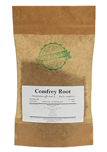 Comfrey Root - Symphytum Officinale L  Herba Organica  True Comfrey- Knitbone- Slippery-Root -100g-