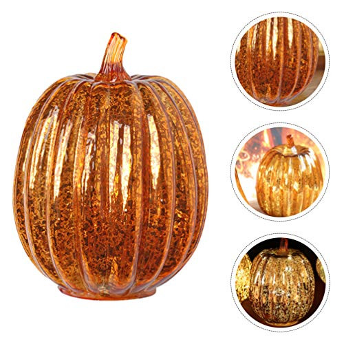 LEDMOMO Pumpkin Lantern Light- Battery Operated Glass Pumpkins- Halloween Pumpkin Decorative Night Light- Halloween Ornament for Halloween Spooky Party Haunted House Fall Home Decorations LEDMOMO Pumpkin Lantern Light- Battery Operated Glass Pumpkins- Halloween Pumpkin Decorative Night Light- Halloween Ornament for Halloween Spooky Party Haunted House Fall Home Decorations
