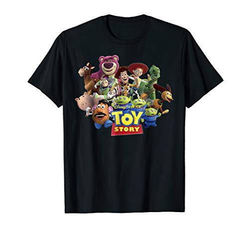 Disney Pixar Toy Story Buzz Woody Jessie Running T-Shirt Disney Pixar Toy Story Buzz Woody Jessie Running T-Shirt