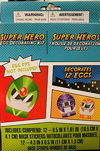 Fun Kids Toddlers Arts and Crafts Activities Happy Easter (Bonus Calendula Clip) Dudley's Treasure Egg Eggs Decorating Kit (Egg dye not Included) Baskets Gift Children Pre Made Girls Boys Super Hero