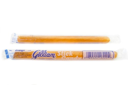 Old Fashioned Candy Sticks -80CT Box-- Orange