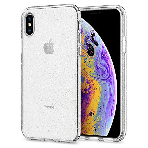 Spigen Liquid Crystal Designed for Apple iPhone Xs Case (2018) / Designed for Apple iPhone X Case (2017) - Glitter Crystal Quartz