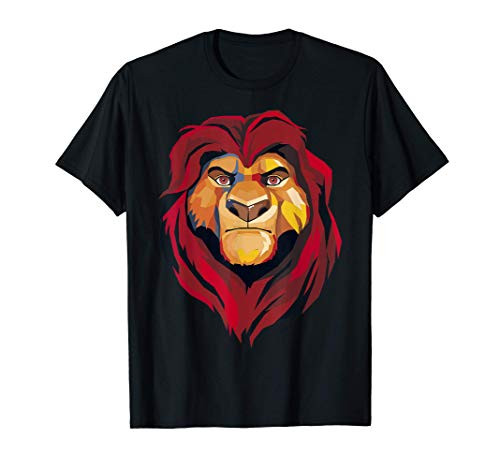 Disney Lion King Mufasa Geometrics Graphic T-Shirt T-Shirt