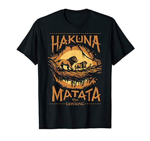 Disney The Lion King Live Action Hakuna Matata Sunset Poster T-Shirt