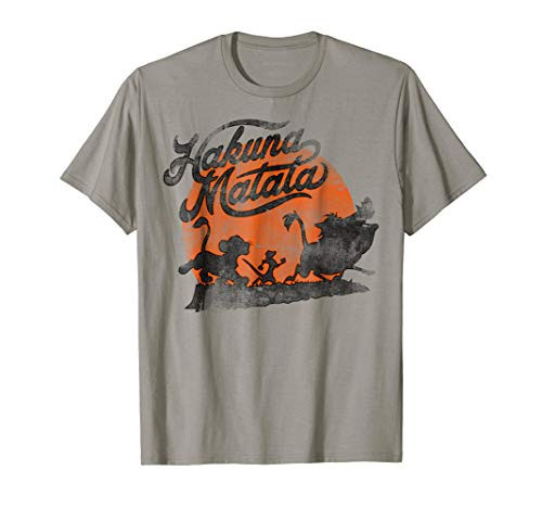 Disney Lion King Hakuna Matata Orange Sunset Vintage T-Shirt