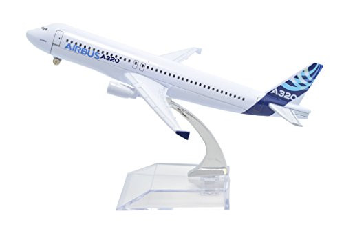 TANG DYNASTY-TM 1-400 16cm Air Bus Original A320 Metal Airplane Model Plane Toy Plane Model