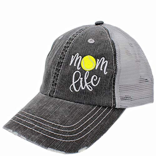 R2N fashions Momlife Women's Embroidered Mom Trucker Hats  and  Caps -Tennis-