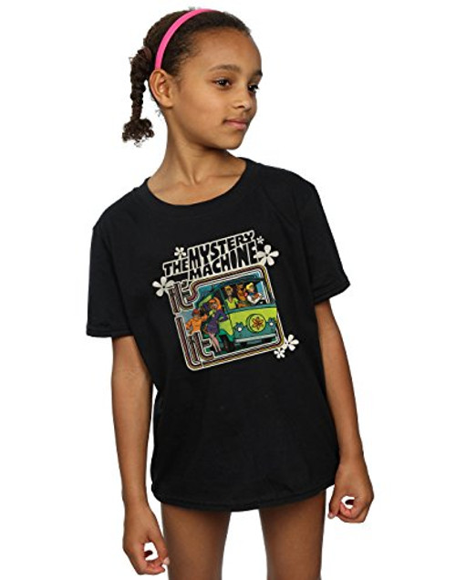Scooby Doo Girls Mystery Machine T-Shirt 5-6 Years Black
